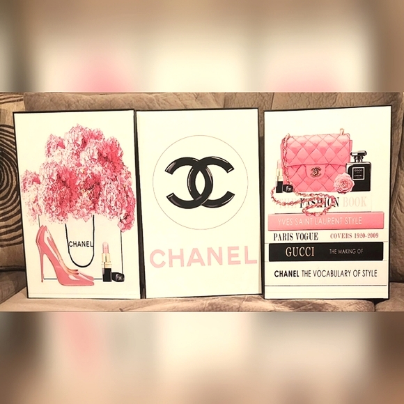 Three piece 11"×17" Framed Wall Art - Picture 1 of 4